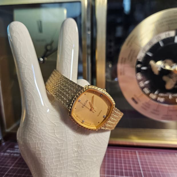 엘진 ELGIN 18k 금장 빈티지 시계