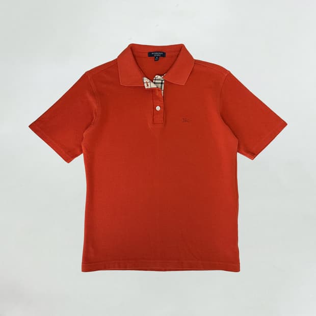 버버리 영국판 로고 체크 카라티