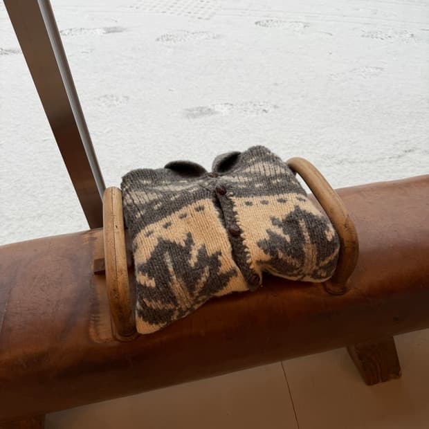 핸드메이드 코위찬 스웨터 가디건