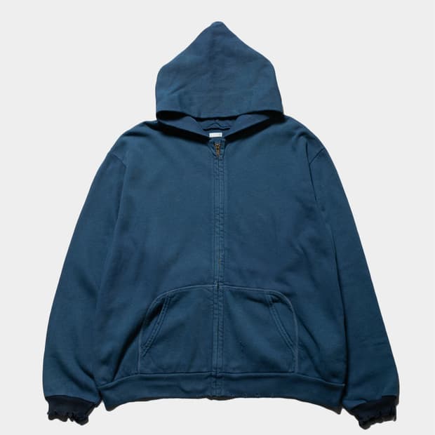[4] 아프레쎄 26ss 빈티지 후드 집업 네이비