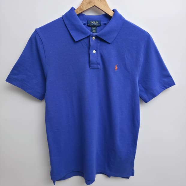 [S] 폴로 랄프로렌 블루 반팔 폴로셔츠