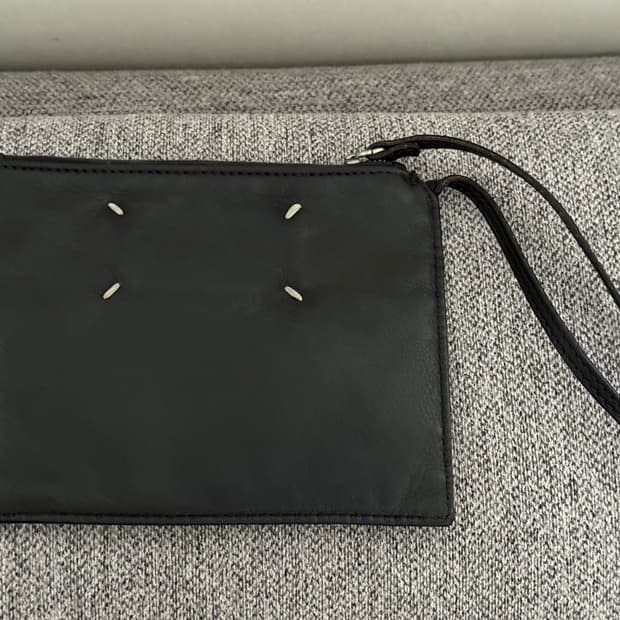 메종 마르지엘라 레더 파우치 지갑