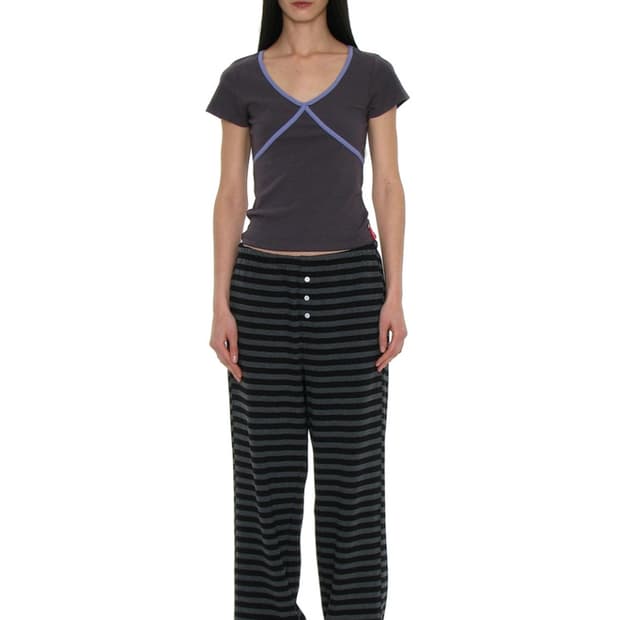 파르티멘토 우먼 스트라이프 팬츠