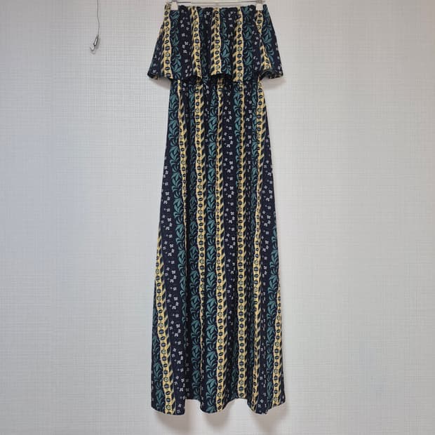 Duras 맥시 원피스 네이비