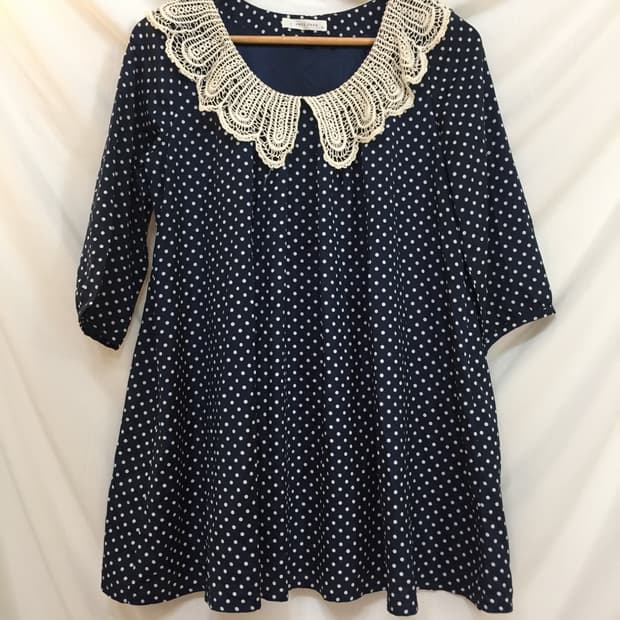 로리즈팜 레이어드 도트 원피스