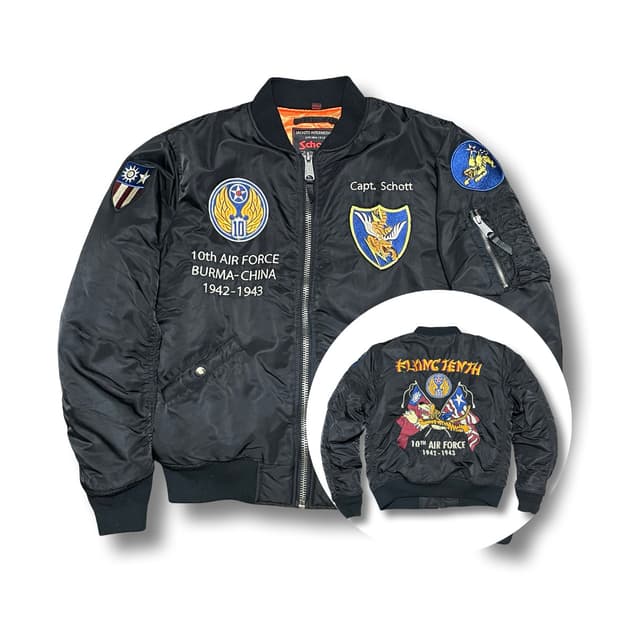[L] 쇼트 Shott 10th Air Force ma-1 항공점퍼