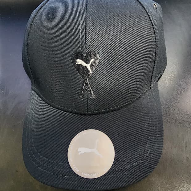 푸마 X 아미 로우 커브 캡 블랙