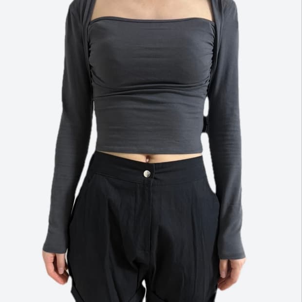 므넴 볼레로 셔링 탑