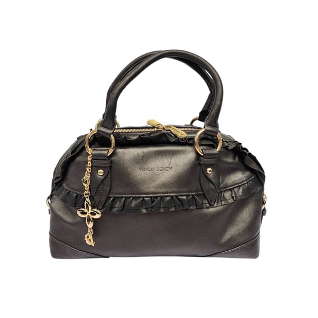 Vincis bench 빈치스벤치 가죽 프릴 토트백