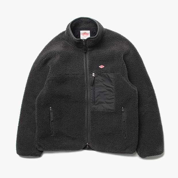 DANTON "Grey Fleece Jacket"