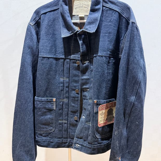 rrl 임브로이더 데님 자켓 xl
