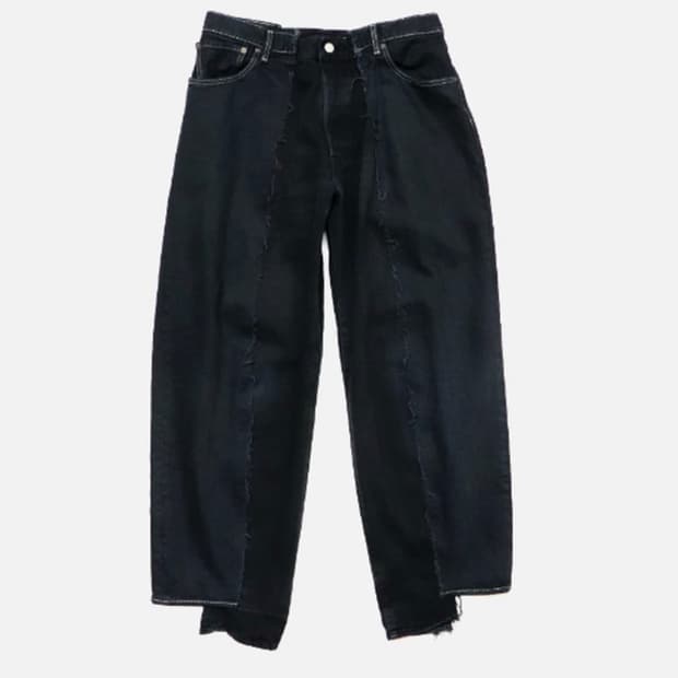 올드파크 배기진 블랙 L 34