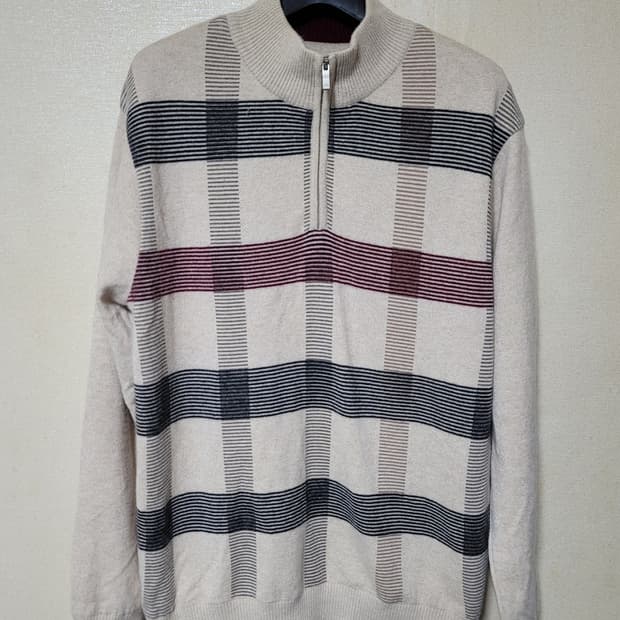 닥스 골프 방풍 반집업니트