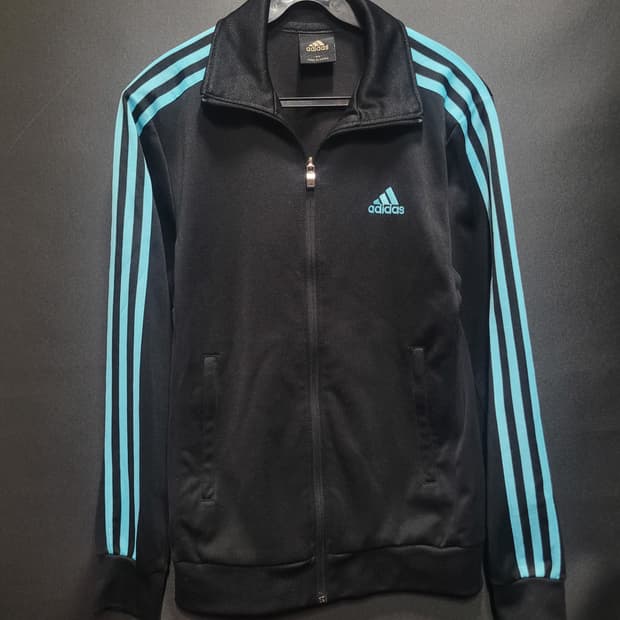 아디다스 검하 블랙 하늘 시나모놀 트랙탑 져지