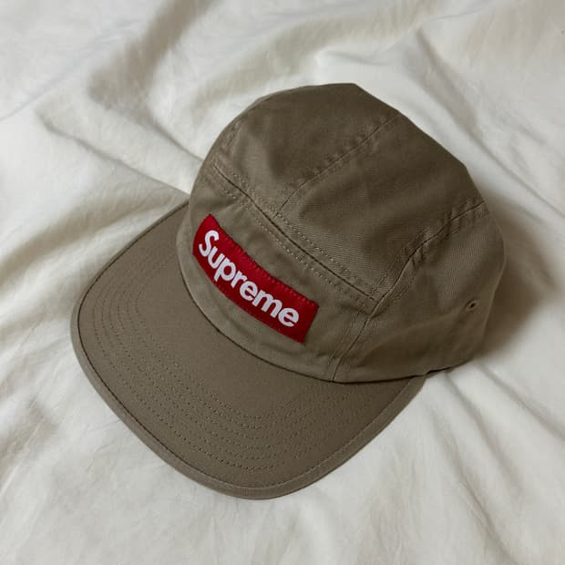 슈프림 워시드 치노 트윌 캠프캡 탄 - 25FW 판매합니다. 슈프림 모자