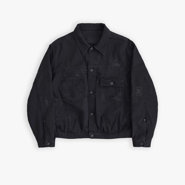 [3]폴리테루 사시코 트러커 블랙 25ss