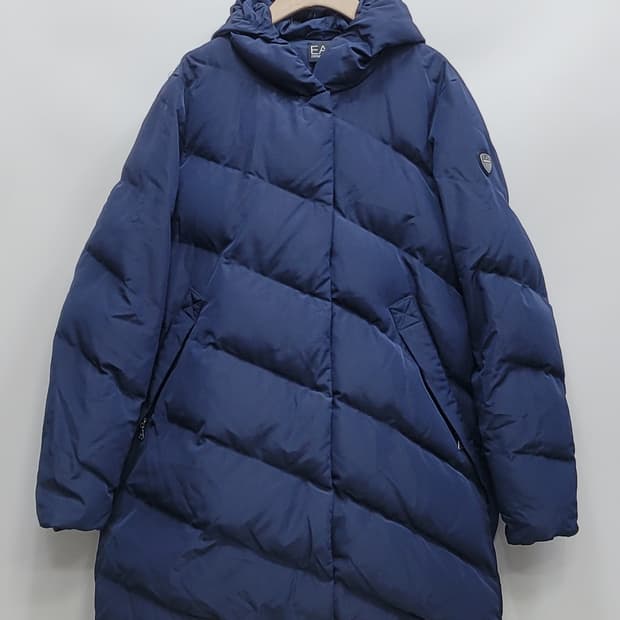 ARMANI 21FW 엠포리오 아르마니 EA7 후드 롱 패딩 / 여 M 