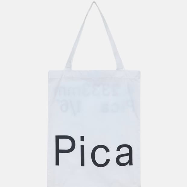 pica 에코백 (white)