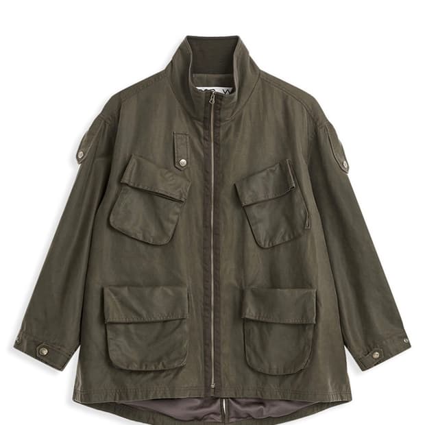 브라운 카고 재킷