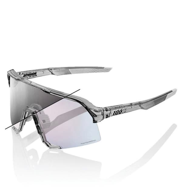 [새상품] 100% S3 폴리쉬드 트렌슬러센트 그레이 로즈 골드 미러