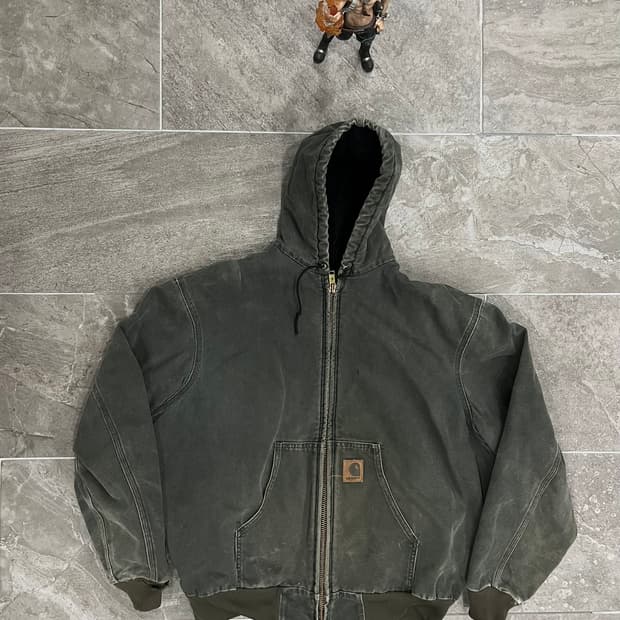 (XL) 칼하트 덕 액티브 후드자켓 J68 MOS 모스그린