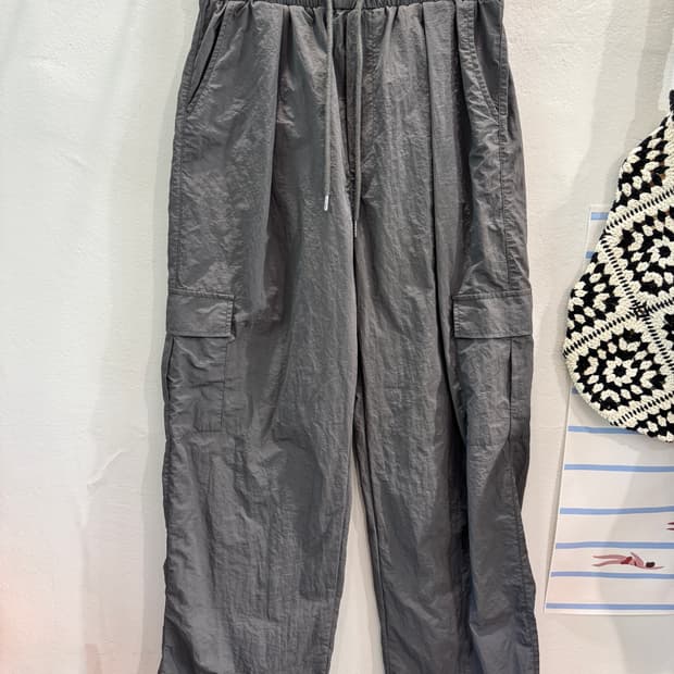 vintage 래귤러핏 나일론 카고pt