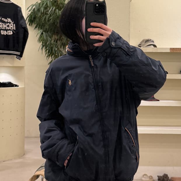 폴로 랄프로렌 네이비 포니 폴리쉘 점퍼 U166