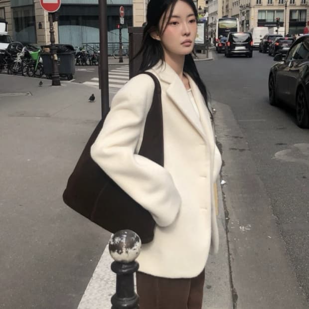 르버터 25fw 윈터 울 자켓 아이보리