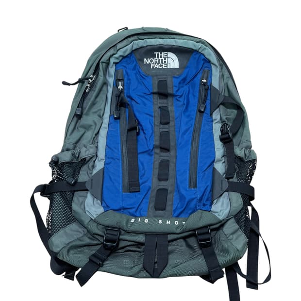노스페이스 빅샷 그레이/블루 백팩
