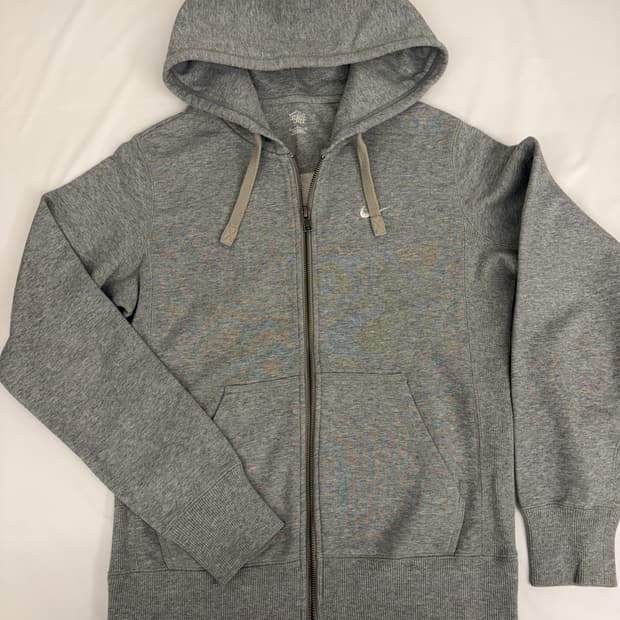[S] 나이키 회색 후드집업