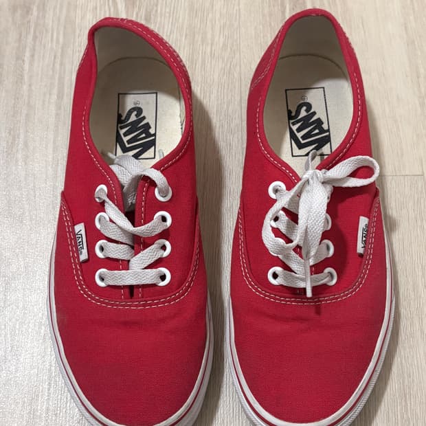 반스 어센틱 레드 230