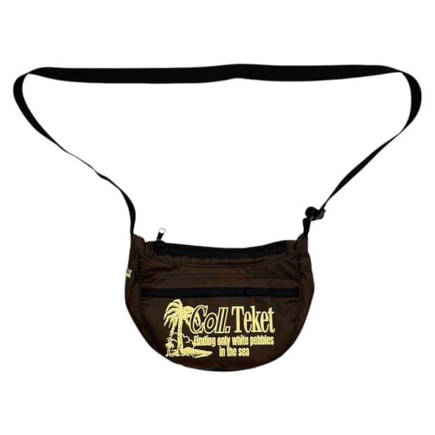 TEKET 테켓 브라운 썸머 아워스 나일론 크로스백 가방