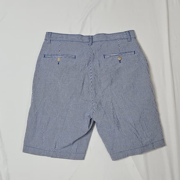 폴로 랄프로렌 POLO 시어서커 숏팬츠 반바지 하프팬츠 RL 체크 30