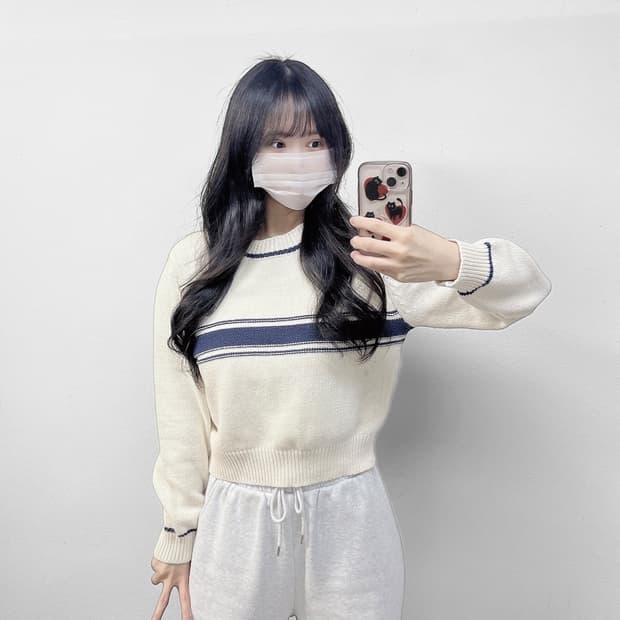 마리떼프랑소와저버 크롭 니트