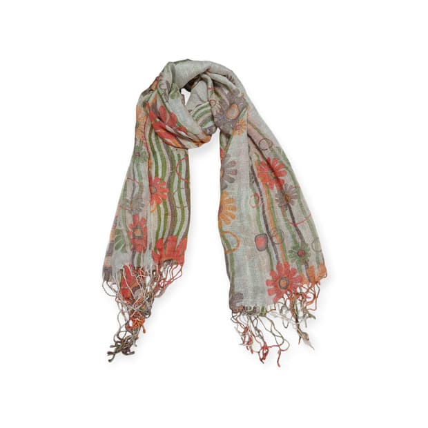 모리걸 반짝이 플라워 스카프