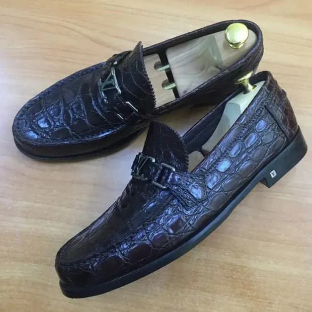 루이비통 페니로퍼(크로커다일 스킨-악어가죽)8 사이즈