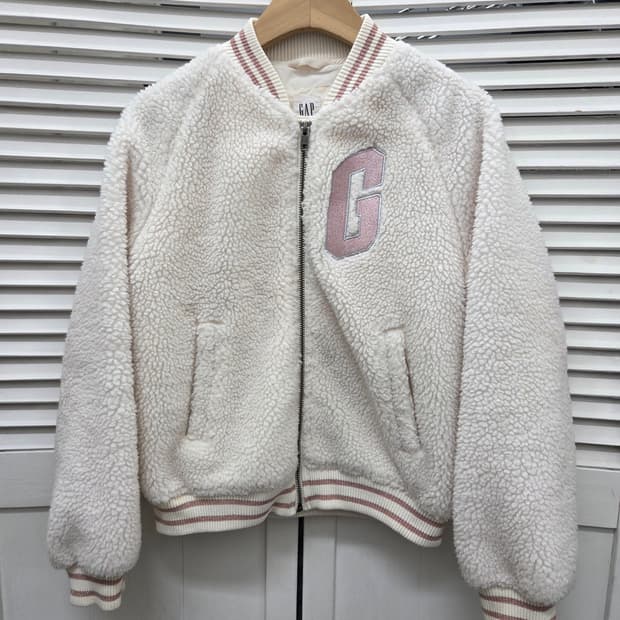 갭 키즈 플리스 블루종 자켓