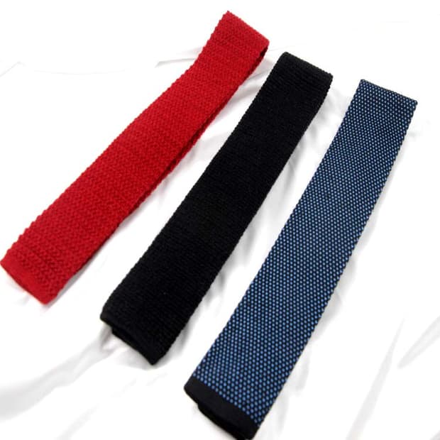 일제 니트 타이 3종 세트 A+등급 남자 넥타이