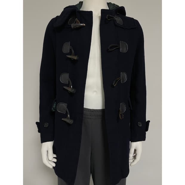 boiled wool duffle coat