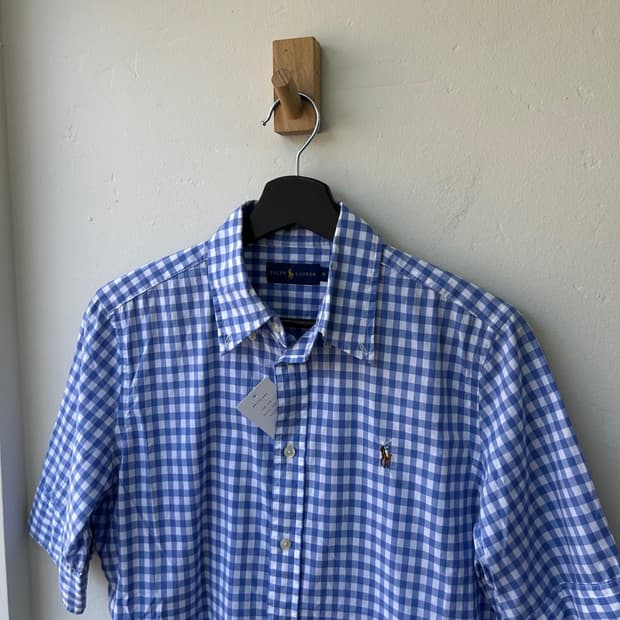 16701 - 폴로 랄프로렌 체크 반팔 셔츠