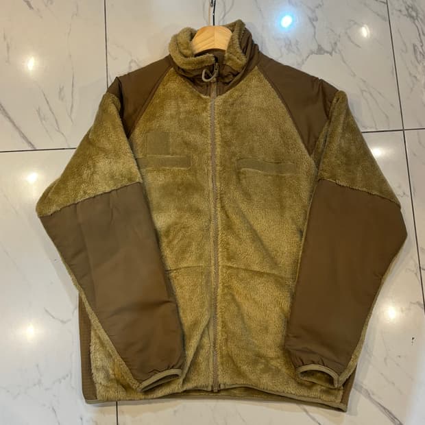 미군 폴라텍 플리스 자켓 베이지