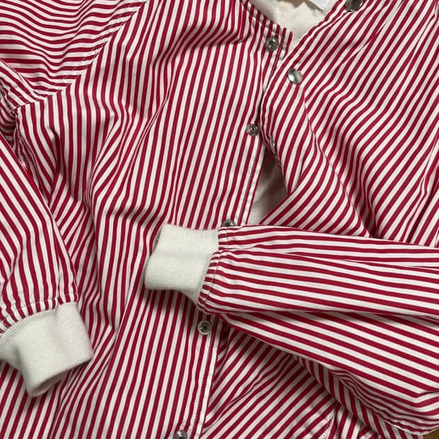 꼼데가르송 걸 스트라이프 블루종