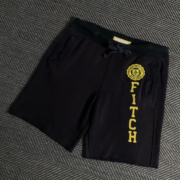 00s 아베크롬비 피치 로고 y2k 스웻 팬츠y 3676