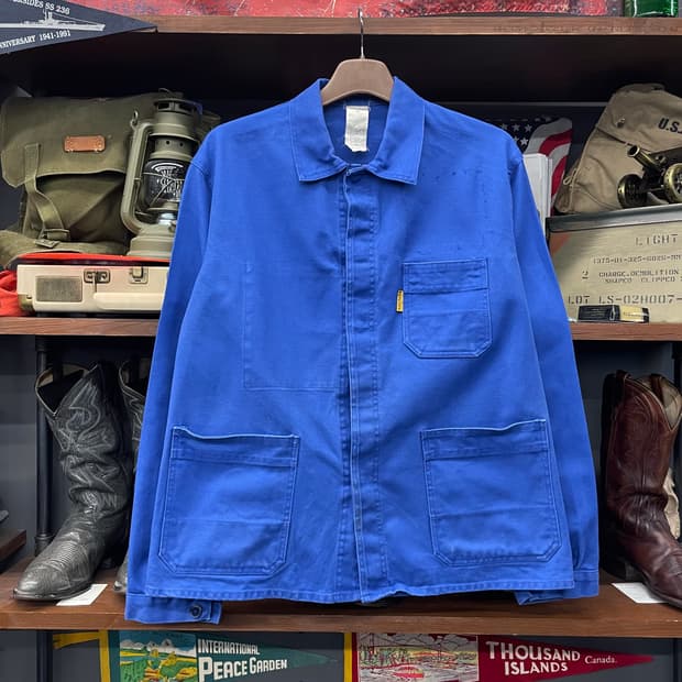 80s 프렌치 워크 자켓 / 빈티지 초어 자켓 워크 웨어