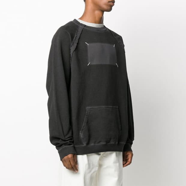 [48] 마르지엘라 스티치 맨투맨 블랙