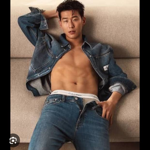 캘빈클라인 손흥민 데님자켓  xxl