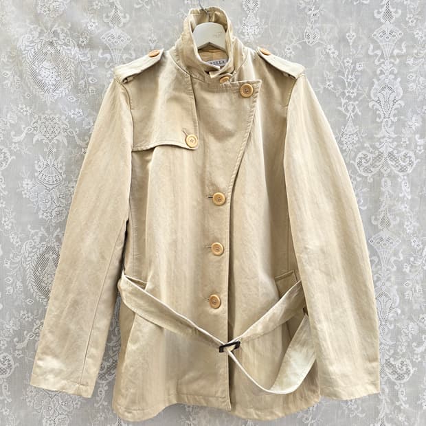 마렐라 나일론 트렌치 코트 (made in italy)