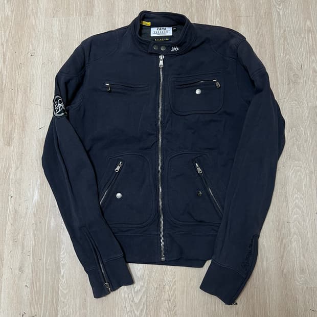 자라 프리덤 남성 포켓 바이커 자켓 XL/105 