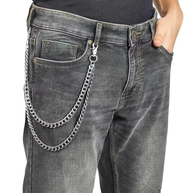 메탈 더블 키체인