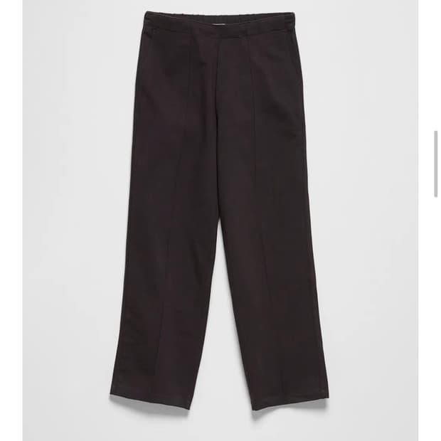 구매) 레이디 화이트 저지 밴드 팬츠 블랙